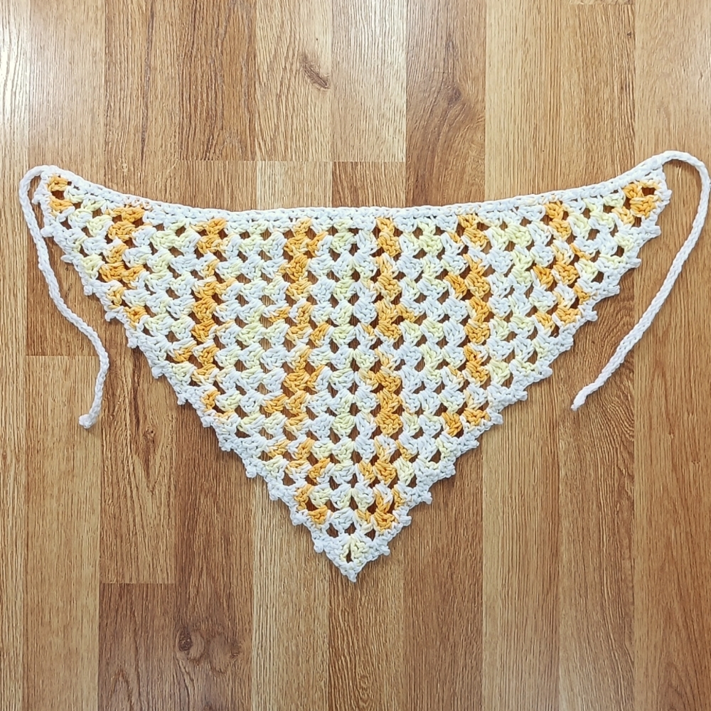 Hand-made Crochet Kerchief/Bandana